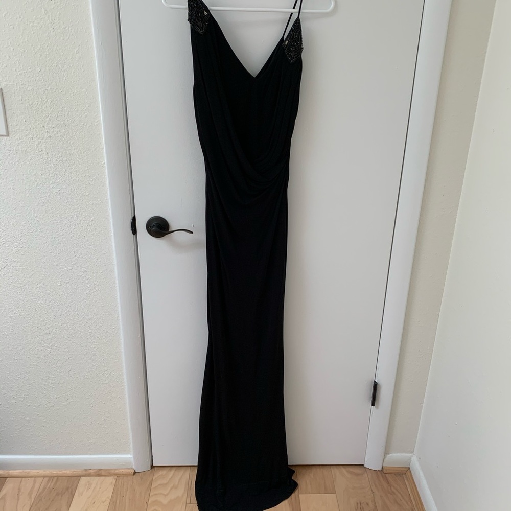 Badgley Mischka Black Evening Gown